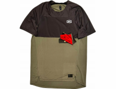 100% Pánské tričko 100% CELIUM Jersey krátký rukáv Army vel. M (NOVÉ)