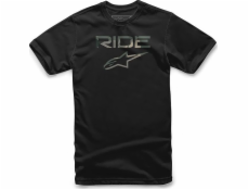 Tričko Alpinestars ALPINESTARS RIDE 2.0 CAMO TEE, černé Velikost: M