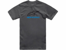 Tričko Alpinestars ALPINESTARS ALWAYS 2.0 CSF TEE, Charcoal/White/Blue Velikost: XL