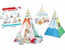 Dětský stan LeanToys Teepee s míčky 20 ks.