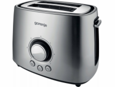 Toustovač Gorenje Toustovač Gorenje T1000E Výkon 1000W Počet přihrádek 2 Materiál pouzdra kov