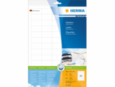 Herma Premium Labels 8629, A4, bílá, 38,1 x 21,2 mm, matný papír, 650 ks. (8629)