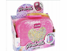Nice Suitcase Make Up Girabrilla pink with gold Nice