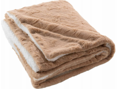 Design interiéru Plyšová deka z umělé kožešiny, SAND