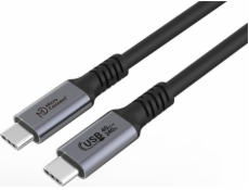 Kabel USB MicroConnect USB-C – USB-C 3 m černý (USB4CC3-240W)