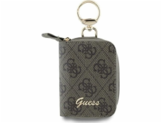 Guess Guess kabelové pouzdro GUABP4DPTW Hnědé 4G trojúhelníkové kabelové pouzdro