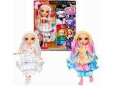 MGA Rainbow High Watercolor & Create Panenka s hnědýma očima (507598)