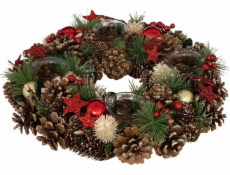 Atmosphera adventní věnec, svícen na 4 svíčky, O 34 cm