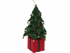 Home Styling Collection Plyšový vánoční stromeček, LED dekorace, 115 cm