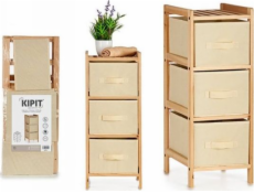 Bigbuy Home Komoda Smetanové dřevo TNT (netkané) (28 x 70 x 29,5 cm)