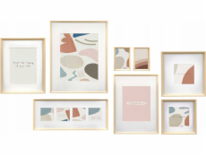 Giftdecor Frame Fotorámečky na fototapetu, 8 rámečků různých velikostí