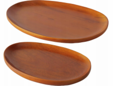 Sada dřevěných podnosů Boltze TORIN, 20-29 cm