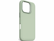 Decoded Decoded Decoded Antimicrobial Silicone Stacks Backcover – silikonové ochranné pouzdro kompatibilní s MagSafe pro iPhone 16 Pro (zamlženě zelené)