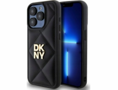 DKNY DKNY DKHCP15LPQDSLK iPhone 15 Pro 6.1 černo/černé prošívané logo