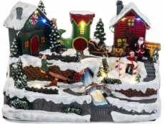 Vánoční dekorace Fééric Lights a vánoční vánoční dekorace se světly, 31 x 19 cm