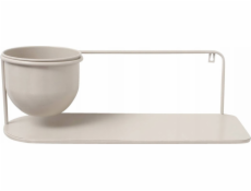 Kovová police Boltze s krytem na rostliny PLUTO, 55 x 18 cm