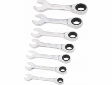 Stanley Ratchet klíče, ploché, krátké, 8-19mm, 7 ks.