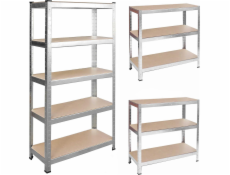 Humberg Kovový úložný regál 205x120x45 (4850)