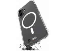 Silikonové pouzdro Puro Puro Impact Clear D3O MagSafe pro iPhone 16 Plus – průhledné