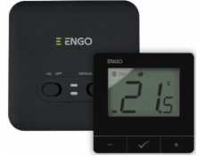 Engo Engo Internetový, bezdrátový Wi-Fi regulátor teploty E20i-B, černý E20I-B