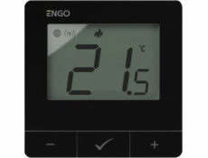 Engo Engo přisazený, internetový regulátor teploty ZigBee/868 MHz, napájený ze sítě 230V, černý E25-230B