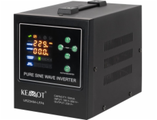 UPS Kemot Nouzový zdroj KEMOT PROsinus-500-LFP4 čistý sinusový měnič s funkcí nabíjení 12V 230V 500VA/300W UPS Kemot Nouzový zdroj KEMOT PROsinus-500-LFP4 čistý sinusový měnič s funkcí nabíjení 12V 230V 500VA/300W