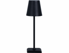 Stolní lampa Techly Bezdrátová LED dotyková stolní lampa černá