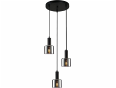 Italux Závěsná lampa SANTIA PND-65342-3A-BK+SG Italux