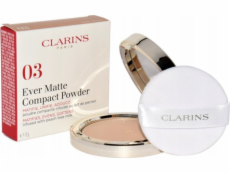 Clarins CLARINS EVER MATTE COMPACT POWDER 03 LIGHT STŘEDNÍ