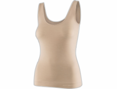Brubeck TA1059W Dámské tričko bez rukávů COMFORT MERINO béžové L