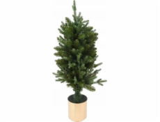 Home Styling Collection Umělý vánoční stromek ve zlatém květináči, 90 cm