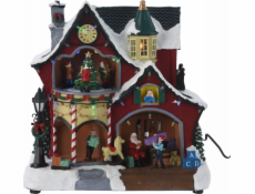 Vánoční dekorace Home Styling Collection Pohybující se vánoční scéna Santa s HQ