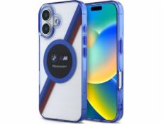 BMW BMW BMHMP16S23HTPUT iPhone 16 6.1 transparentní/průhledný pevný obal Motosport IML Circle MagSafe