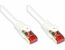Dobré připojení RNS Patch Cable s Rastnasenschutz, Cat. 6, S/FTP, PiMF, PVC, 250 MHz, bílá, 7,5 m, dobré připojení (8060-075W)