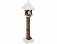 Dřevěná lucerna Atmosphera s LED osvětlením, 60 cm