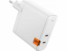 Spigen nabíječka SPIGEN ARCSTATION PRO GAN-1402 2-PORTOVÁ SÍŤOVÁ NABÍJEČKA 140W BÍLÁ