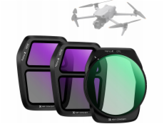 Kf sada filtrů 3v1 polarizační CPL šedá ND ND8 ND16 pro DJI AIR 3S K&F SKU.2341