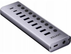 HUB USB Unitek Unitek Hub USB C/USB A 10in1 5Gbps s přepínači portů