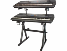 Mozos Mozos Dvojitý stojan na klávesové nástroje KSX4 + PB01 skládací klavírní židle keyboard