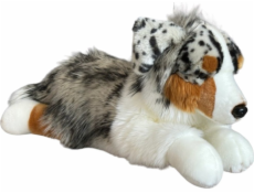 Australský ovčák Dubi Plyšová hračka ležící velký 61 cm měkký plyšový medvídek Australský ovčák Dubi Plyšová hračka ležící velký 61 cm měkký plyšový medvídek