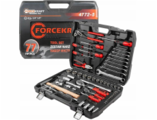 Sada nářadí Forcekraft Sada nářadí 1/4 a 1/2 77 ks. (4-32 mm) (6stranný)
