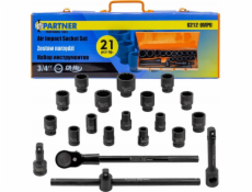 Sada nářadí Partner Sada nářadí Impact 3/4 21 ks. (12-stranný) (17-50 mm)