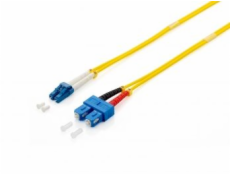 Equip ST Fiber Optic Patchcord - ST Singlemode Duplex OS2, 1m, žlutý (252231)