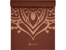 Gaiam GAIAM INTENSE RUST SUNNDIAL LAYERS YOGA MAT 5MM 65738