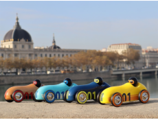 Vilac Dřevěné auto Old Sport Compet tyrkysové