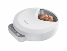 Krmítko pro kočky Rojeco F26 4 Meals Button Version s 2 ledovými balíčky (bílé)