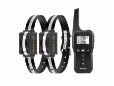 Rojeco PD529 1000m výcvikový obojek pro psy se 2 obojky (černý)