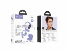 Hoco EA6 Bezdrátová náhlavní souprava s otevřenými uchy pro připojení k internetu/hudbě Bluetooth Fialová