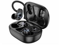 Hoco EQ8 Pure Joy Bezdrátová sluchátka do uší pro hovory/hudbu Bluetooth Black