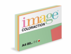 Kancelářský papír Image Coloraction A4/80g, TOP mix  10x25, mix - 250